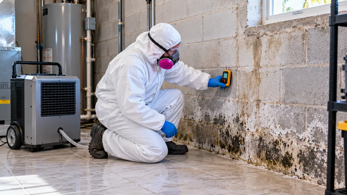 Basement Mold Removal in Lake Clarke Shores