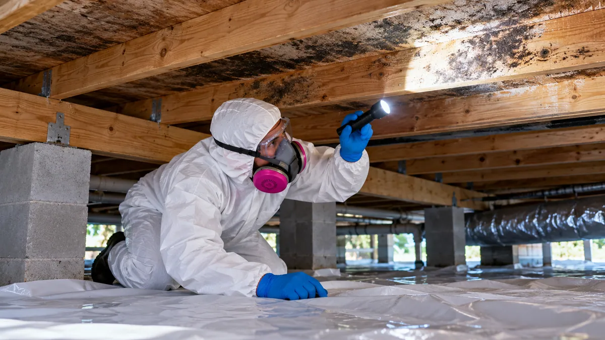 Crawl Space Mold Removal in Lake Clarke Shores